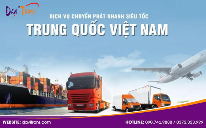 Dịch vụ chuyển phát nhanh siêu tốc Trung Quốc Việt Nam